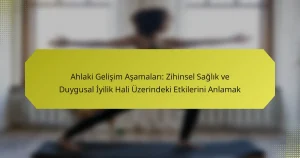 Ahlaki Gelişim Aşamaları: Zihinsel Sağlık ve Duygusal İyilik Hali Üzerindeki Etkilerini Anlamak