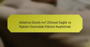 Aldatma Günah mı? Zihinsel Sağlık ve İlişkiler Üzerindeki Etkisini Keşfetmek