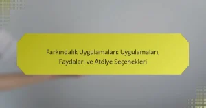Farkındalık Uygulamaları: Uygulamaları, Faydaları ve Atölye Seçenekleri