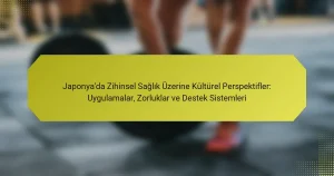 Japonya’da Zihinsel Sağlık Üzerine Kültürel Perspektifler: Uygulamalar, Zorluklar ve Destek Sistemleri